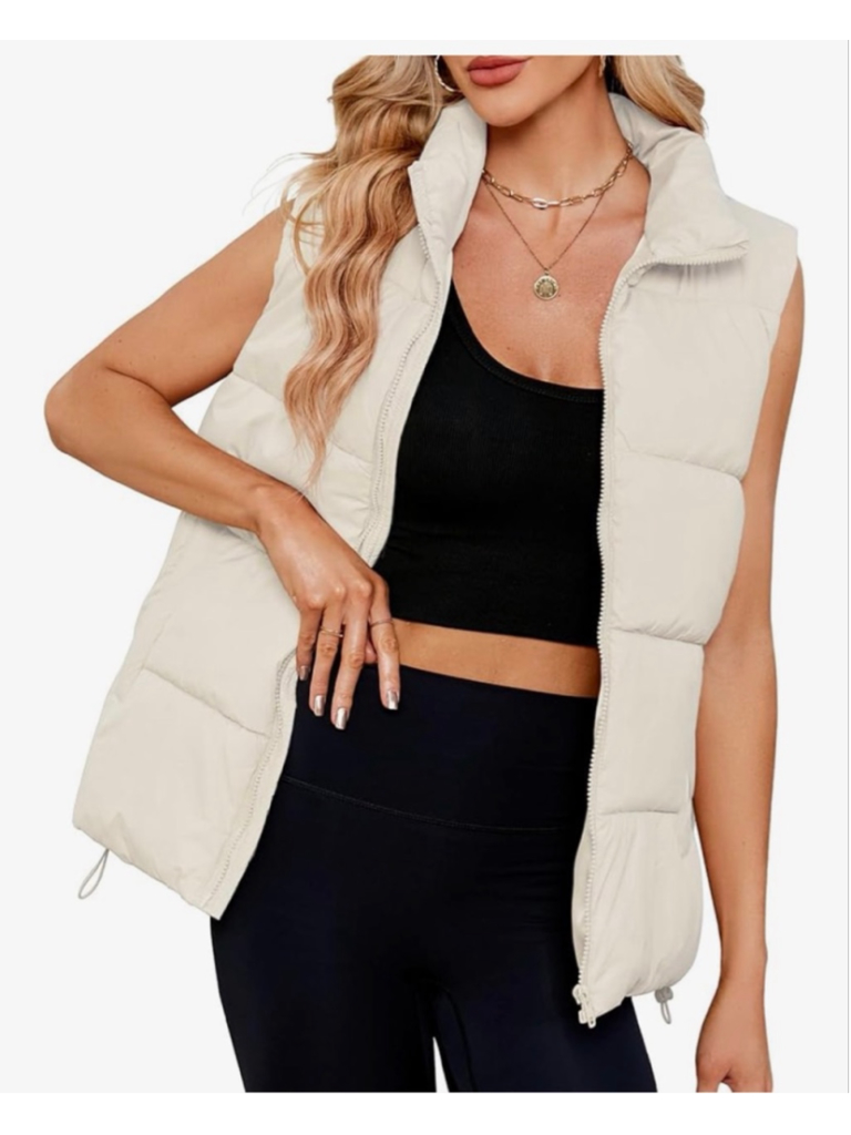 New Puffer Vest Outerwear Vests Puffy Oversized S